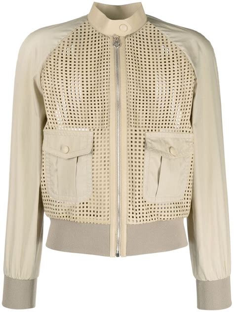 laser cut bomber jacket